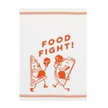 Tarifa 18 x 25 in. Food Fight Kitchen Towel, 2PK TA3676371